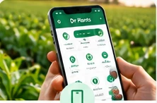 Plataforma Dr Plants utilizada desde un dispositivo móvil